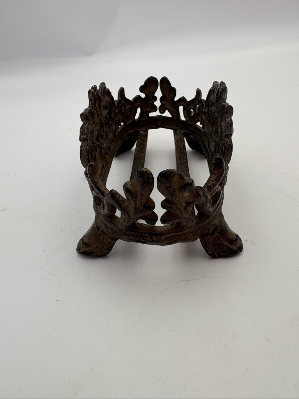 Vintage Art Nouveau Metal Caddy - Picture 7 of 11